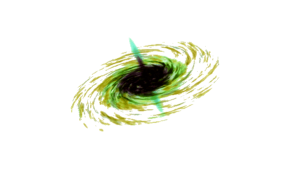 green + yellow fictional Galaxy NFT ART collectible